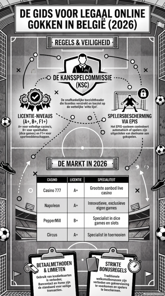 Gids online gokken België 2026